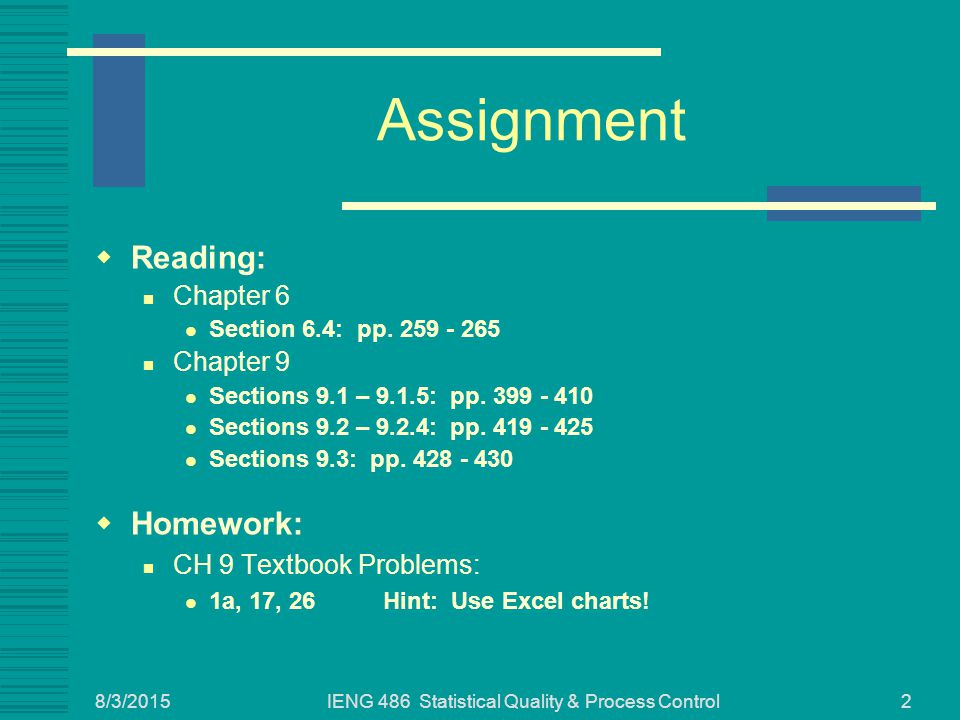 Summary: ASSIGNMENT ANSWERS